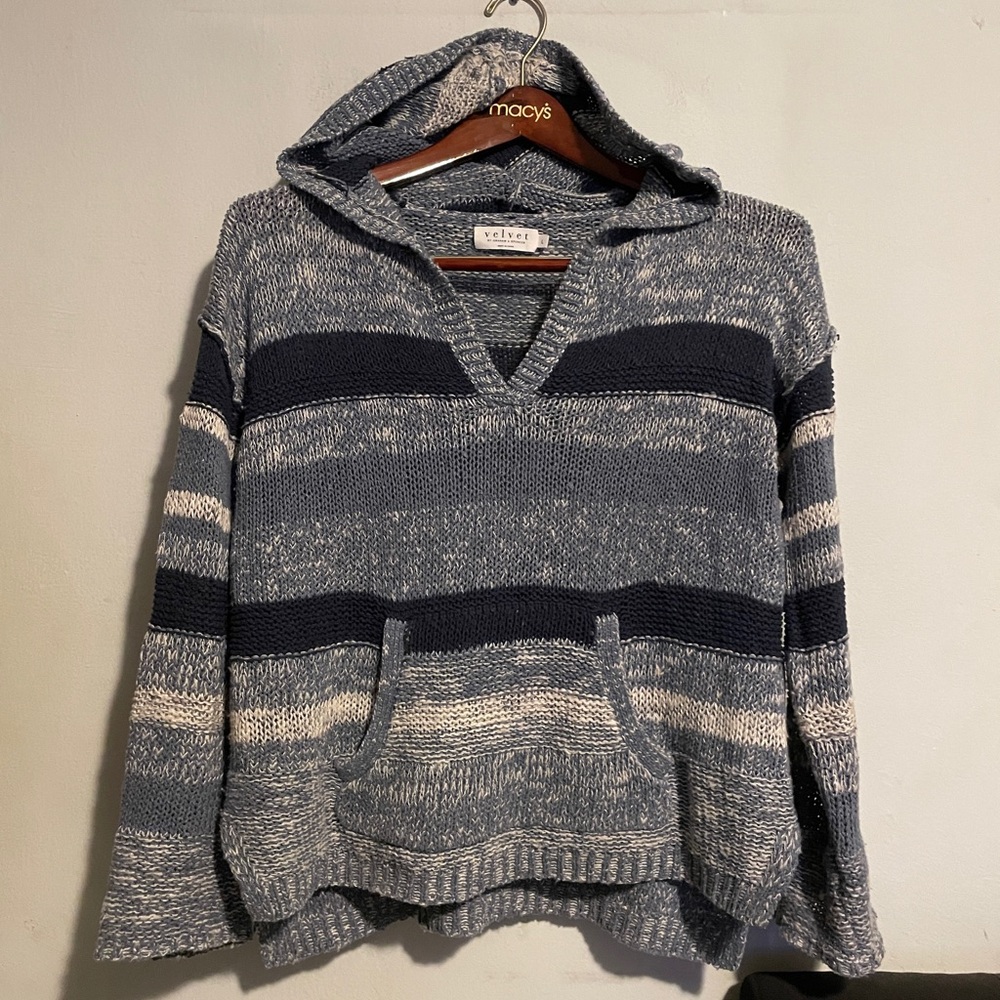 Velvet by Graham & Spencer Striped Hoodie